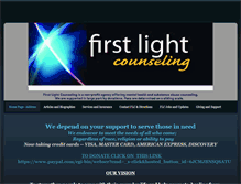 Tablet Screenshot of firstlightcounseling.org